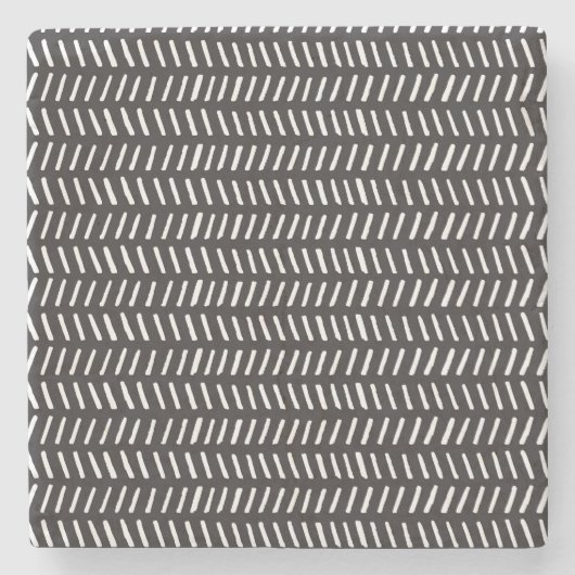 Abstracte Strepen Horizontale Achtergrond Stenen Onderzetter (Voorkant)