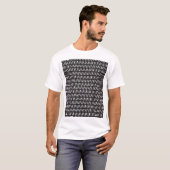 Abstracte Strepen Horizontale Achtergrond T-shirt (Voorkant volledig)
