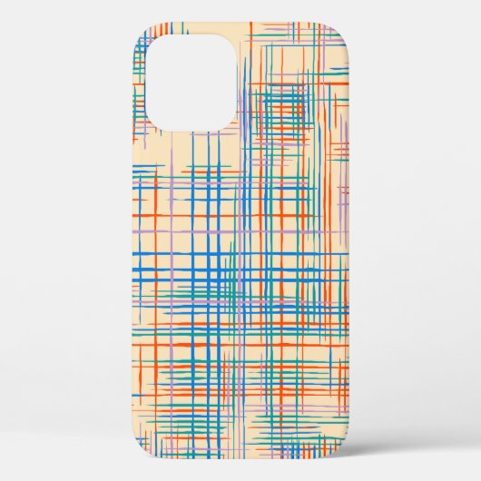 Abstracte strepen, kleurrijke etnische grasmat. Case-Mate iPhone case (Achterkant)