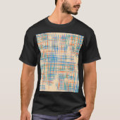 Abstracte strepen, kleurrijke etnische grasmat. t-shirt (Voorkant)