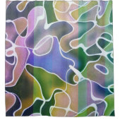 Abstracte strepen met deastel — gordijn (Voorkant)
