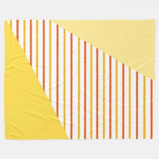 abstracte strepen moderne kunst fleece deken (Voorkant (Horizontaal))