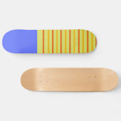 abstracte strepen moderne kunst persoonlijk skateboard (Horizontaal)