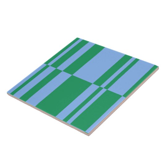 Abstracte strepen (op grote schaal) tegeltje (Zijkant)