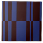 Abstracte strepen (op grote schaal) tegeltje (Voorkant)