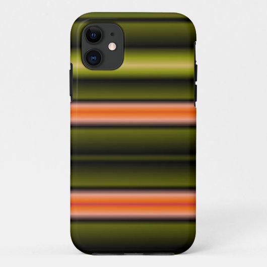 Abstracte strepen (Oranje, groen, Limoen, zwart) Case-Mate iPhone Case (Achterkant)