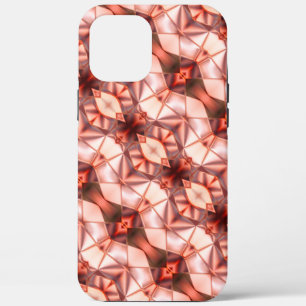 Abstracte strepen van zijdeachtige vormen in roze Case-Mate iPhone case