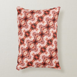 Abstracte strepen van zijdeverwant in roze wijn accent kussen