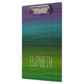 Abstracte strepen voor levendige Waterverf Klembord (Links)