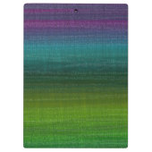 Abstracte strepen voor levendige Waterverf Klembord (Achterkant)