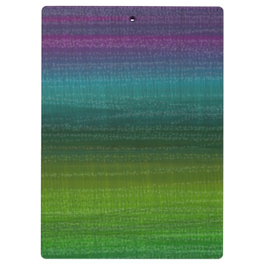Abstracte strepen voor levendige Waterverf Klembord (Achterkant)