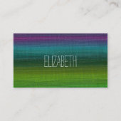 Abstracte strepen voor levendige Waterverf Visitekaartje (Voorkant)