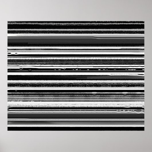 Abstracte stripes poster (Voorkant)