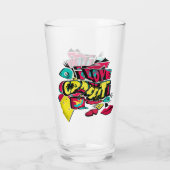 Abstracte strips graffiti stijl sms grunge urban c glas (Achterkant)