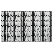 Abstracte strips verticaal - wit op zwart stof (Fat Quarter)