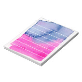 Abstracte strips voor Waterverf Notitieblok (Linkerzijde)