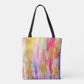 Abstracte stromen verven aan de wand. Moderne tex Tote Bag (Achterkant)