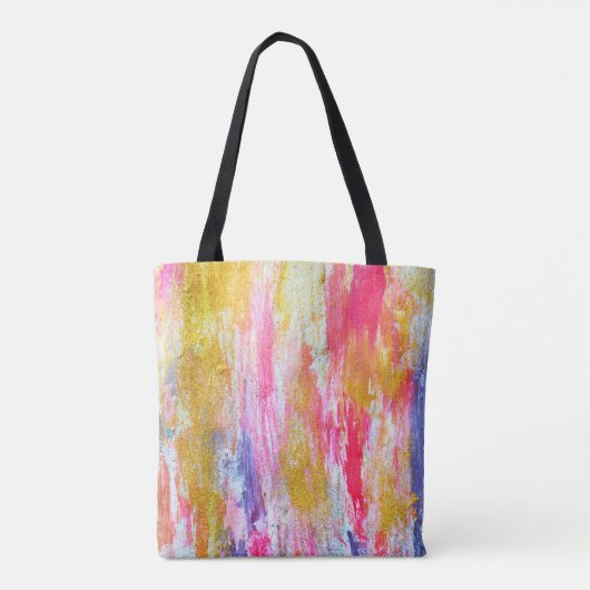 Abstracte stromen verven aan de wand. Moderne tex Tote Bag (Achterkant)