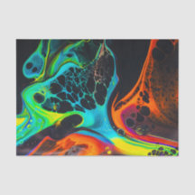 Abstracte stromende verf, ontkoppelingspagina, bag