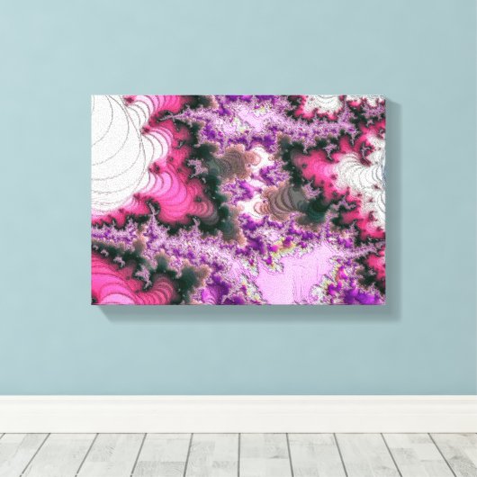 ABSTRACTE STROOM CANVAS AFDRUK (Insitu (Houten vloer))