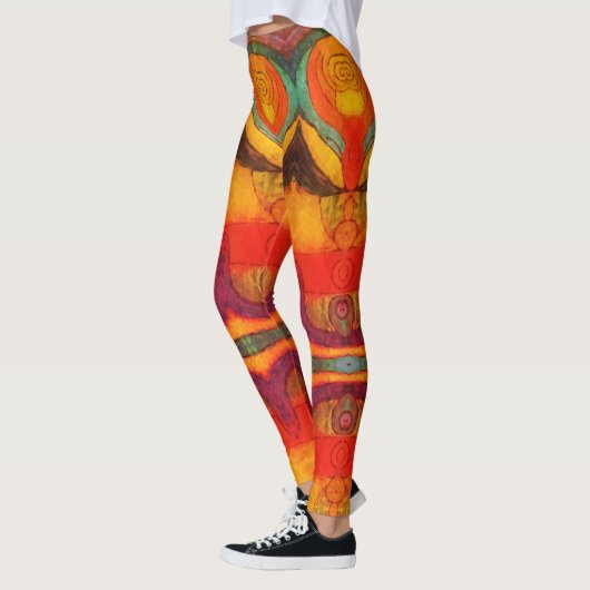 Abstracte stroom Leggings (Links)