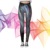 Abstracte stroom leggings