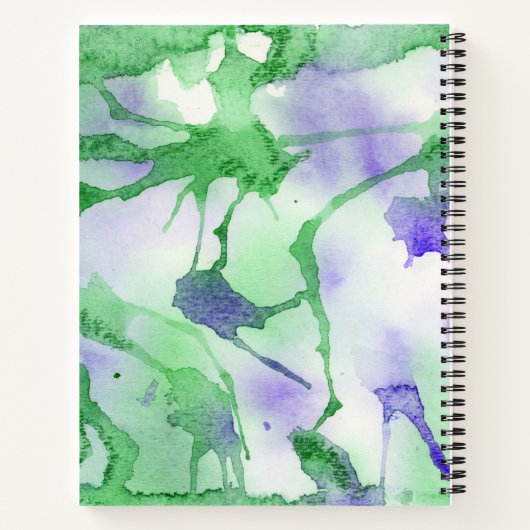 Abstracte stroom notitieboek (Achterkant)