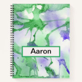 Abstracte stroom notitieboek (Voorkant)