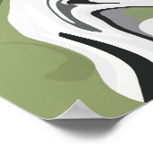 Abstracte Stroom van de Natuur Poster (Hoek)