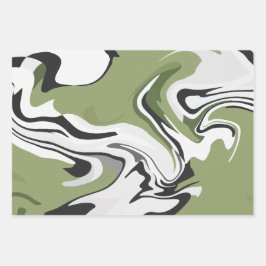 Abstracte stroom van Natuur Inpakpapier Vel