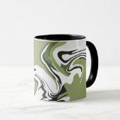 Abstracte stroom van Natuur Mok (Voorkant rechts)