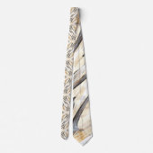 Abstracte Stropdas Beach Shell Colors (Achterkant)