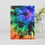 Abstracte stropdas feestdagenkaart (Staand voorkant)