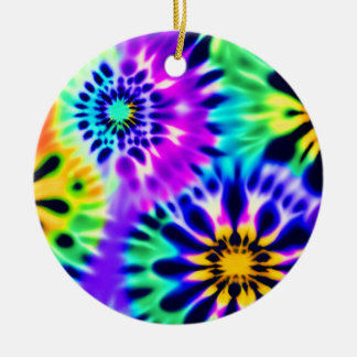 Abstracte stropdas kleurstof adire Pattern Keramisch Ornament