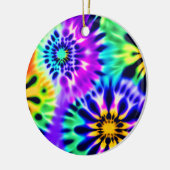 Abstracte stropdas kleurstof adire Pattern Keramisch Ornament (Links)