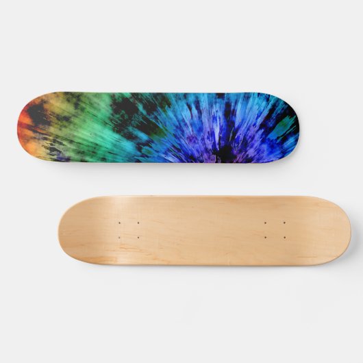 Abstracte stropdas persoonlijk skateboard (Horizontaal)