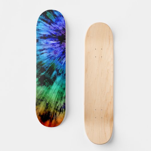 Abstracte stropdas persoonlijk skateboard (Voorkant)