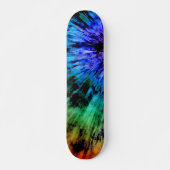 Abstracte stropdas persoonlijk skateboard (Voorkant)