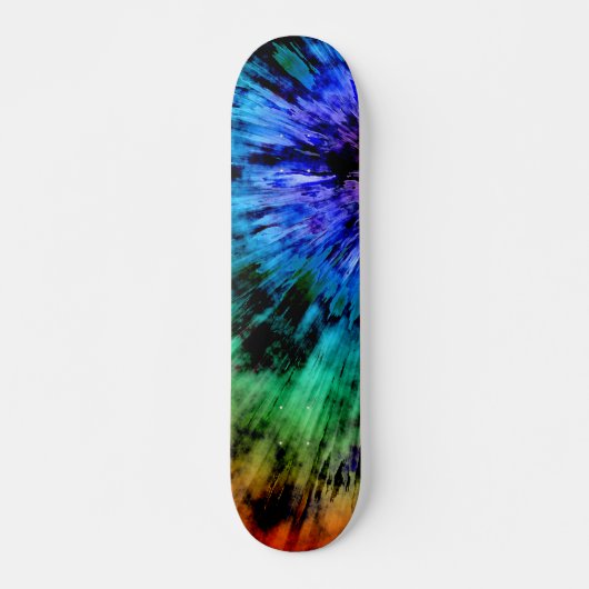 Abstracte stropdas persoonlijk skateboard (Voorkant)