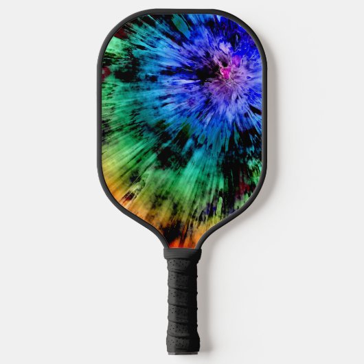 Abstracte stropdas pickleball paddle (Voorkant)