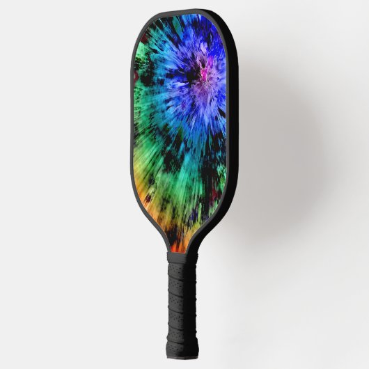 Abstracte stropdas pickleball paddle (Links)