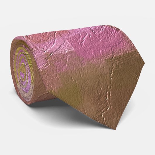 Abstracte Stropdas van de lenteseizoen Pinks (Opgerold)