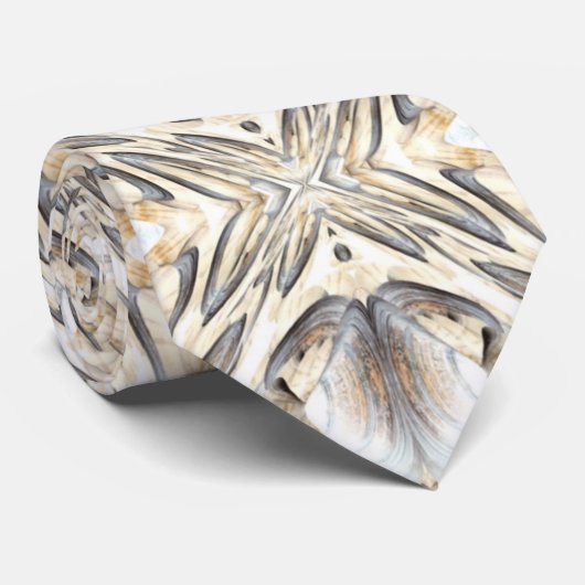 Abstracte Stropdas van het Patroon van de Kleuren  (Opgerold)