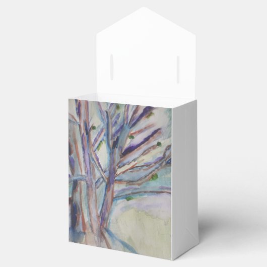 Abstracte structuur bedankdoosjes (Geopend)