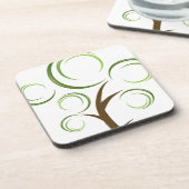 Abstracte structuur bier onderzetter (Linkerzijde)