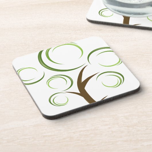 Abstracte structuur bier onderzetter (Linkerzijde)