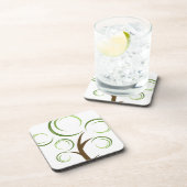 Abstracte structuur bier onderzetter (Rechterzijde)