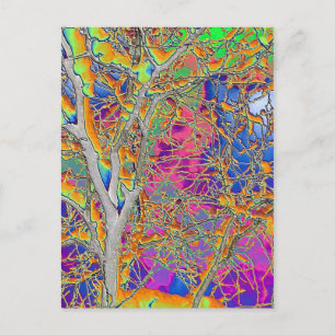 Abstracte structuur briefkaart