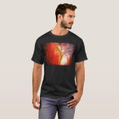 Abstracte structuur canvas schilderen t-shirt (Voorkant volledig)
