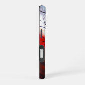 Abstracte structuur iPhone 16 hoesje (Rechterkant)
